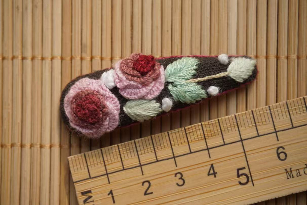 Rubbyoo Embroidered Hair Clips - Personalized Hair Clips | Hair Accessories For Mother - 19 - image 12