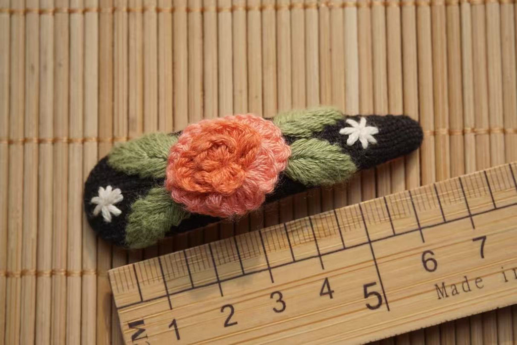 Rubbyoo Embroidered Hair Clips - Personalized Hair Clips | Hair Accessories For Mother - 16 - image 5