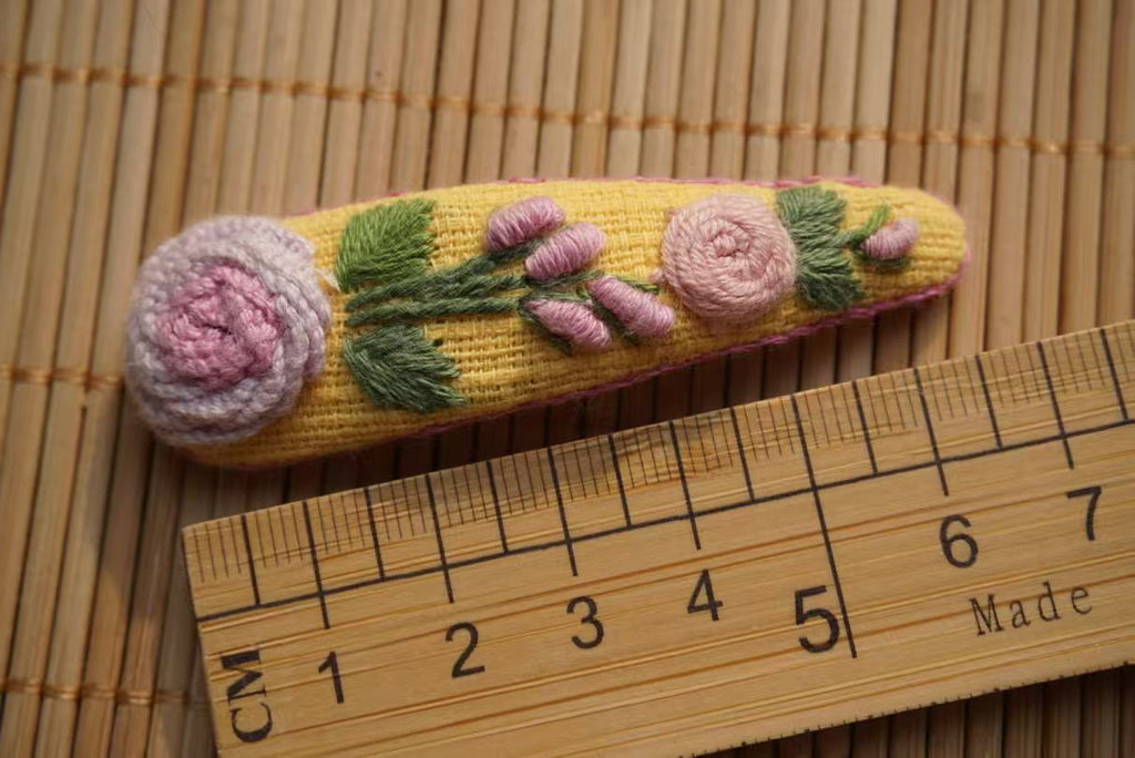 Rubbyoo Embroidered Hair Clips - Personalized Hair Clips | Hair Accessories For Mother - 4 - image 15