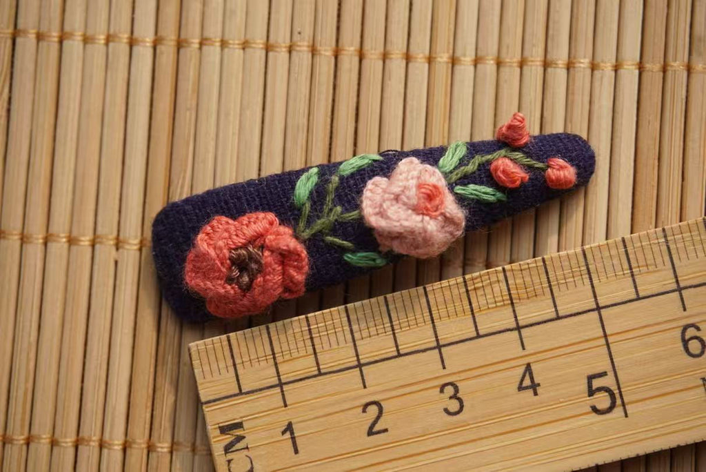 Rubbyoo Embroidered Hair Clips - Personalized Hair Clips | Hair Accessories For Mother - 9 - image 10