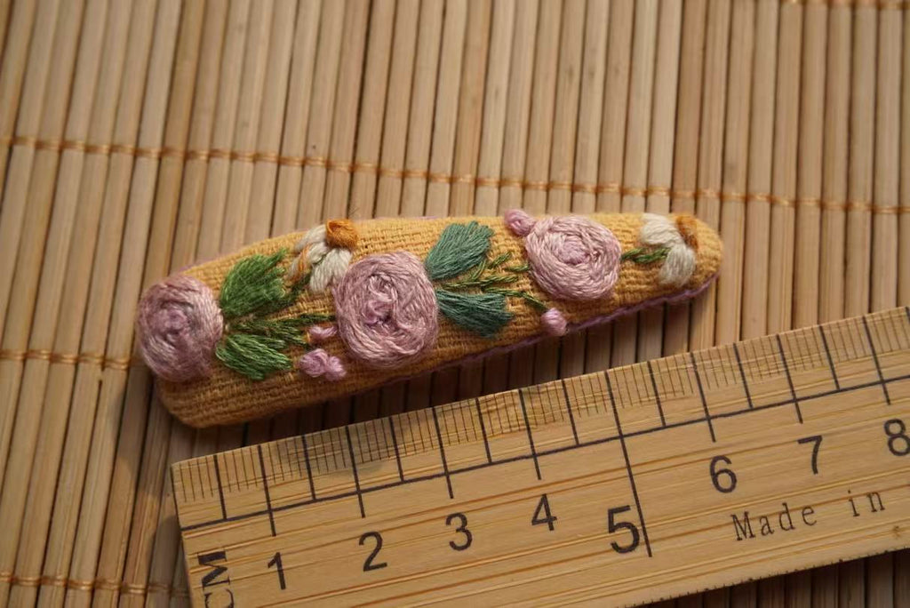 Rubbyoo Embroidered Hair Clips - Personalized Hair Clips | Hair Accessories For Mother - 2 - image 7