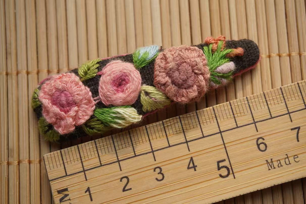 Rubbyoo Embroidered Hair Clips - Personalized Hair Clips | Hair Accessories For Mother - 13 - image 18