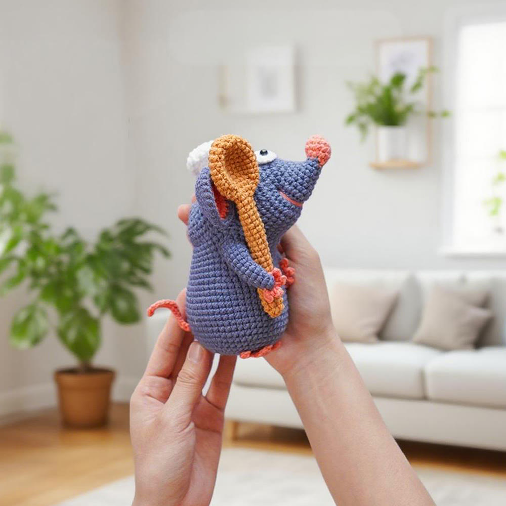 Diy Handmade Mice Crochet Kit - Creative Cute Doll | Perfect Present For Crafters - image 3