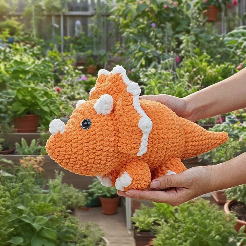 Diy Handmade Dinosaur Series Crochet Kit - Colourful Crochet Doll | Unique Gifts For Kids - image 6