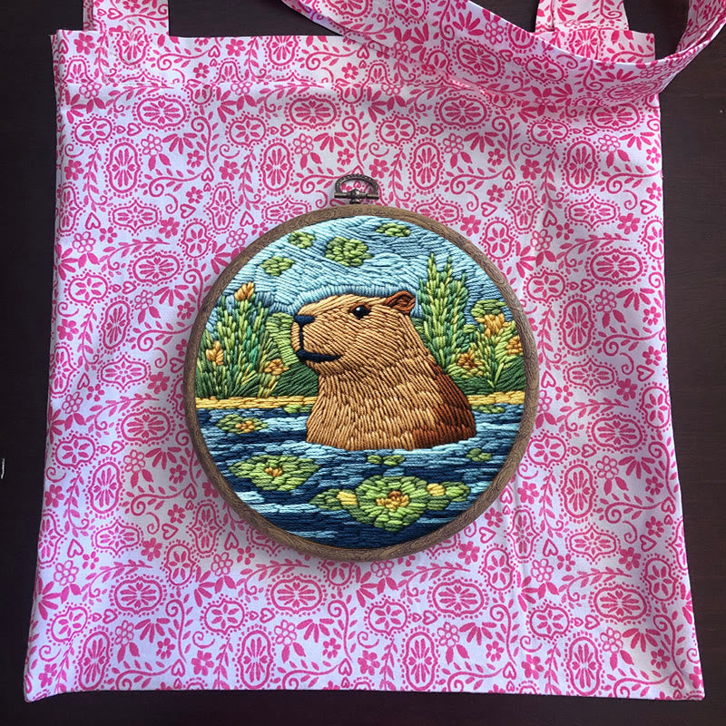 Punch Needle Capybara Kit - Adorable Animal Craft | Nice Gifts For Friends - image 9
