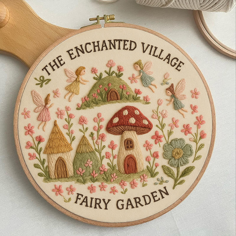 Rubbyoo Embroidery Kit - Fairy Garden  | Nice Deck Ornament - image 3