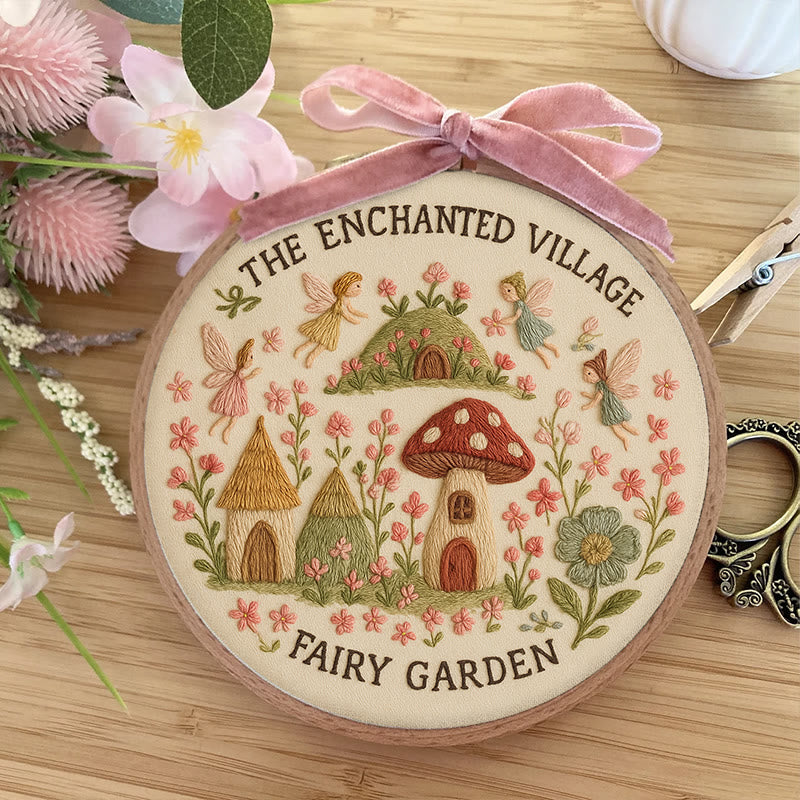 Rubbyoo Embroidery Kit - Fairy Garden  | Nice Deck Ornament - image 5