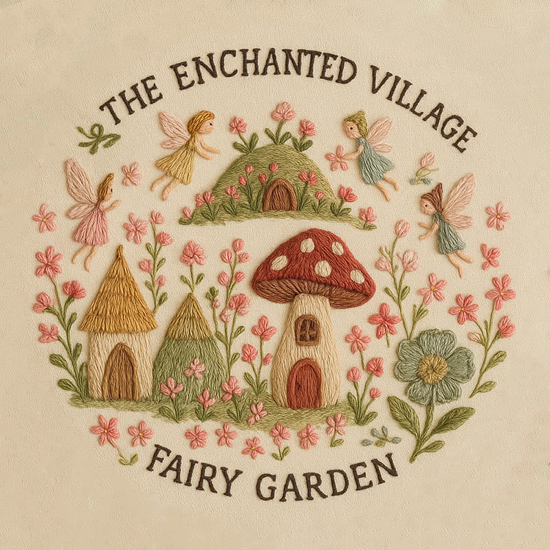 Rubbyoo Embroidery Kit - Fairy Garden  | Nice Deck Ornament - image 9