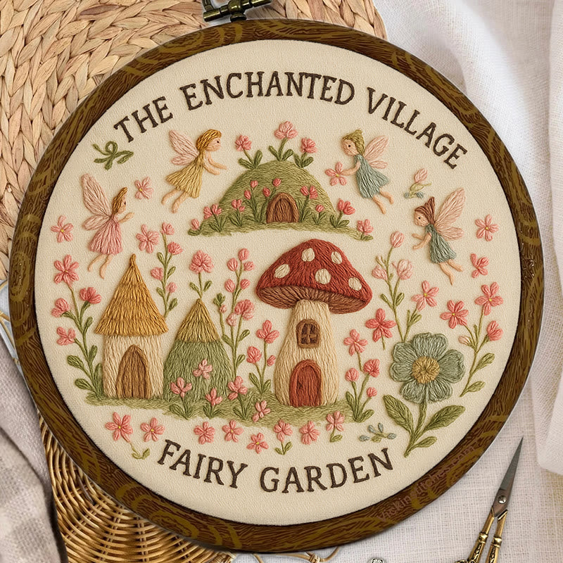Rubbyoo Embroidery Kit - Fairy Garden  | Nice Deck Ornament - image 2