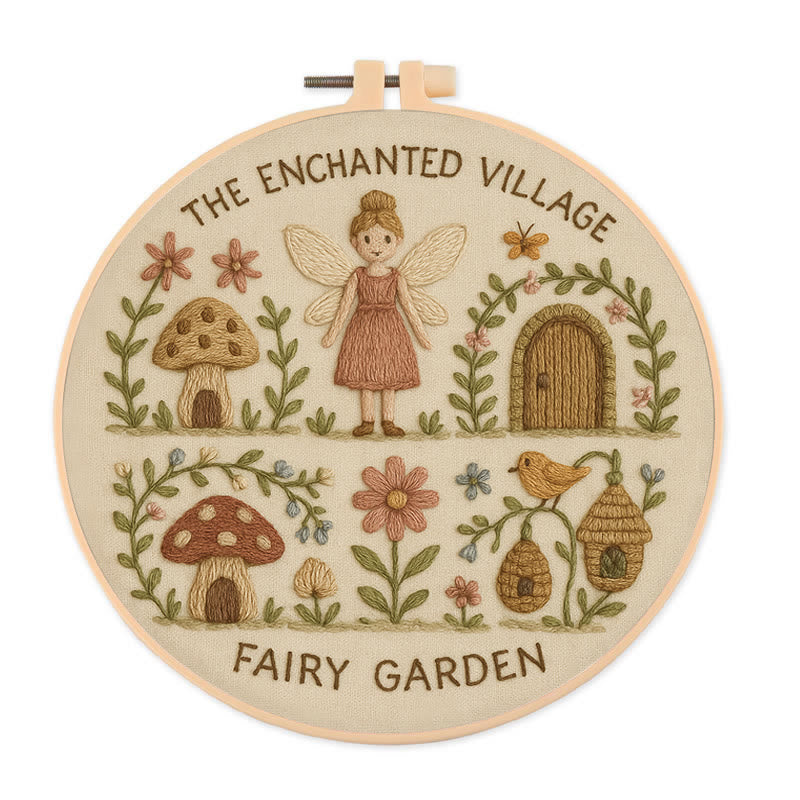 Rubbyoo Embroidery Kit - Flower Princess | Diy Gifts For Crafters - 20*20cm - image 0