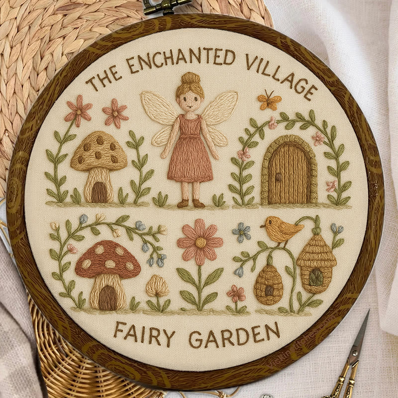 Rubbyoo Embroidery Kit - Flower Princess | Diy Gifts For Crafters - image 1