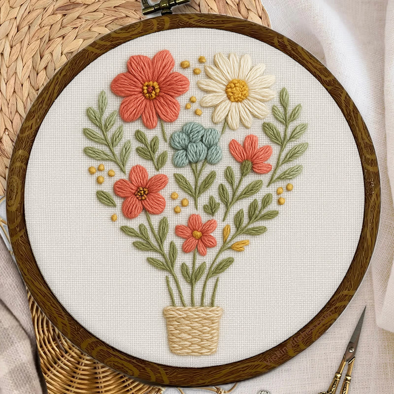 Rubbyoo Embroidery Kit - Fling Hot Air Balloon | Charming Needlework Gifts - image 2