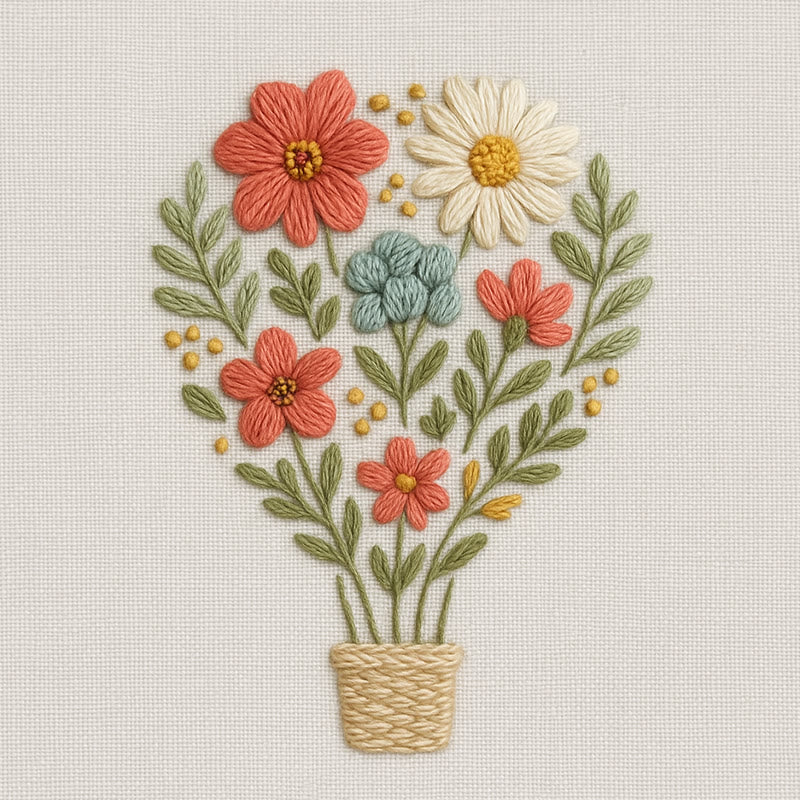 Rubbyoo Embroidery Kit - Fling Hot Air Balloon | Charming Needlework Gifts - image 9