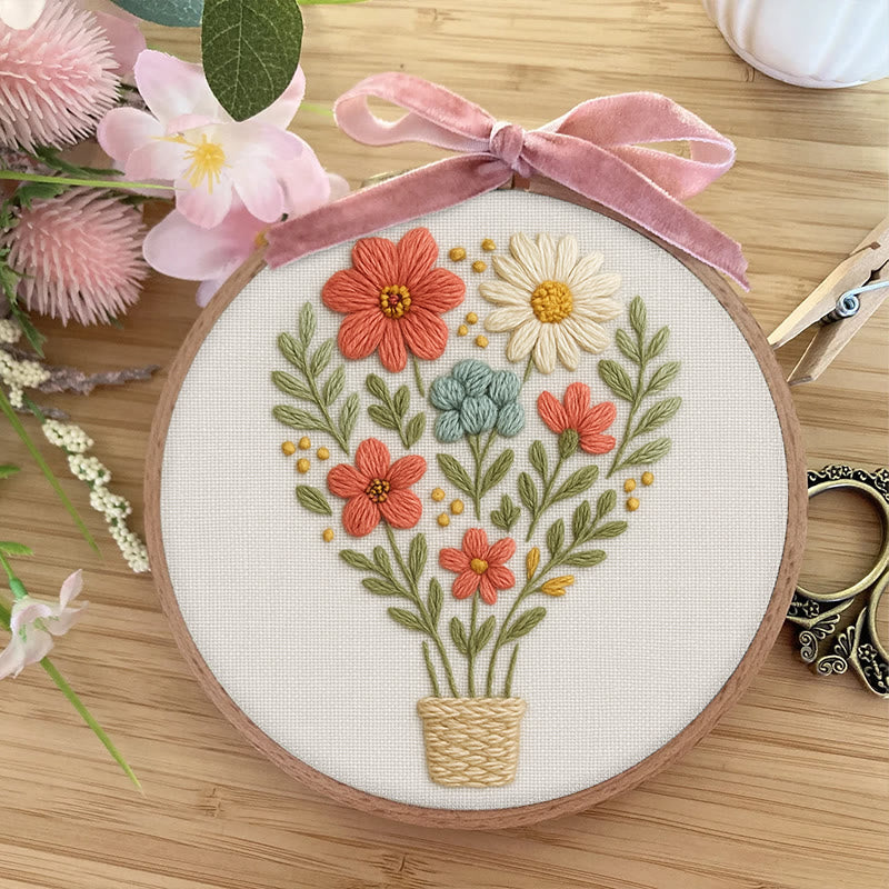 Rubbyoo Embroidery Kit - Fling Hot Air Balloon | Charming Needlework Gifts - image 6