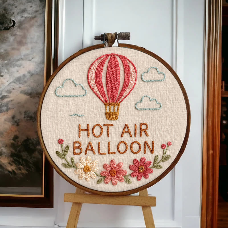 Rubbyoo Embroidery Kit - Romantic Hot Air Balloon | Nice Gift For Lovers - image 7