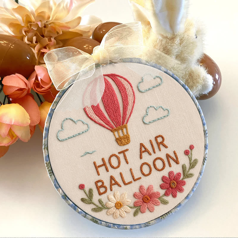 Rubbyoo Embroidery Kit - Romantic Hot Air Balloon | Nice Gift For Lovers - image 6