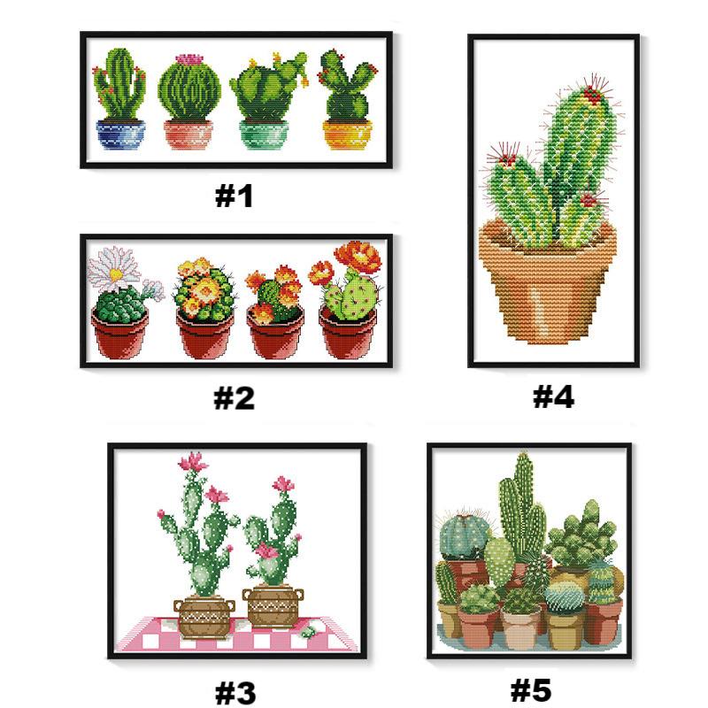 Cross Stitch Kit - Cactus Series | Perfect For Room Decoration - #5 - image 4