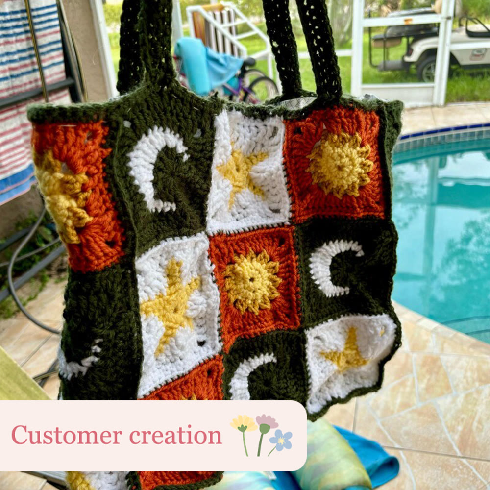 Diy Handmade Crochet Bag Kit - Unique Shopping Bag | Perfect For Beginners - image 3