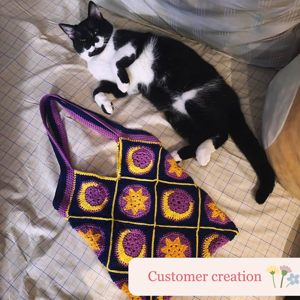 Diy Handmade Purple Crochet Bag Kit - Charming Bag Craft | Gifts For Her - image 5