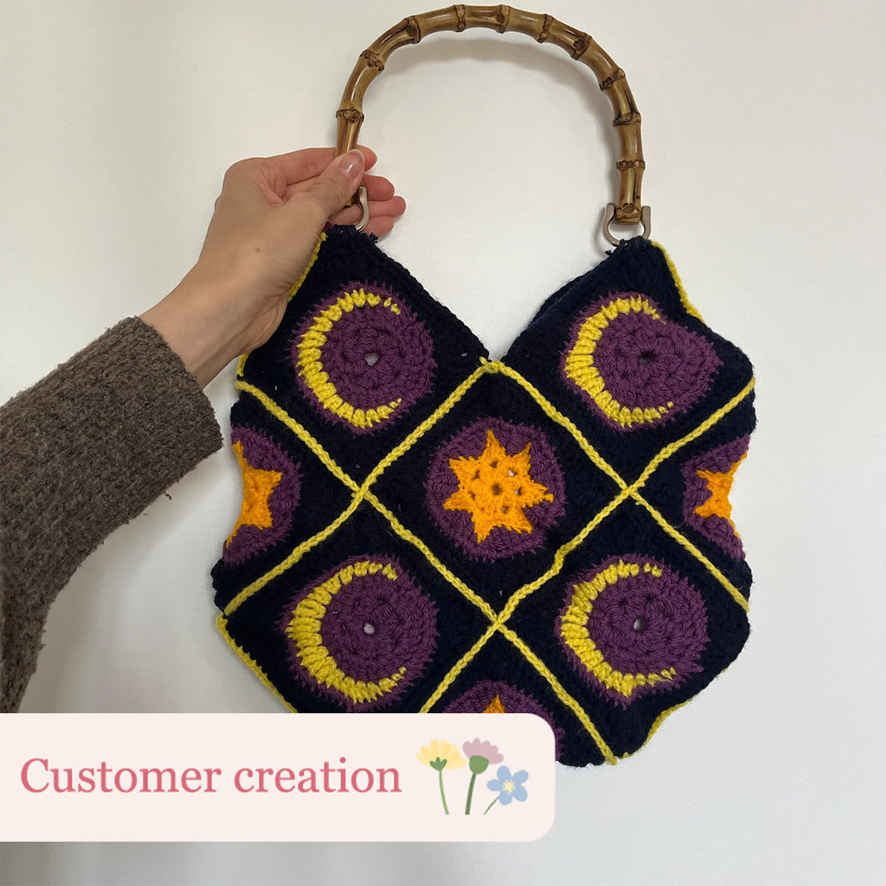 Diy Handmade Purple Crochet Bag Kit - Charming Bag Craft | Gifts For Her - image 6