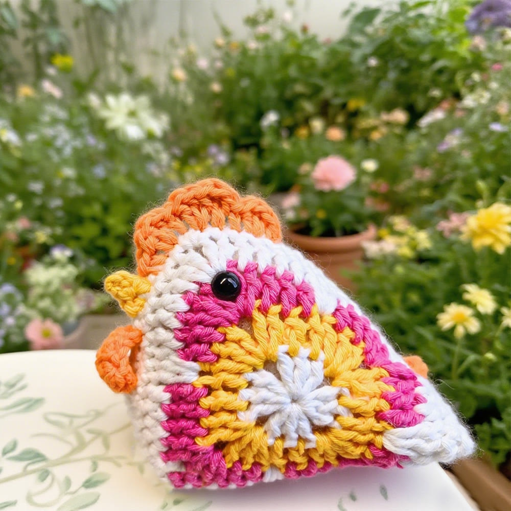 Diy Handmade Chick Crochet Kit - Adorable Animal Craft  | Room Ornament Needlework  - image 5