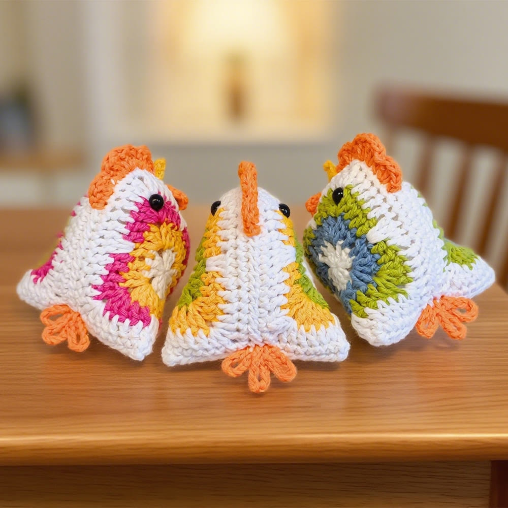 Diy Handmade Chick Crochet Kit - Adorable Animal Craft  | Room Ornament Needlework  - image 2