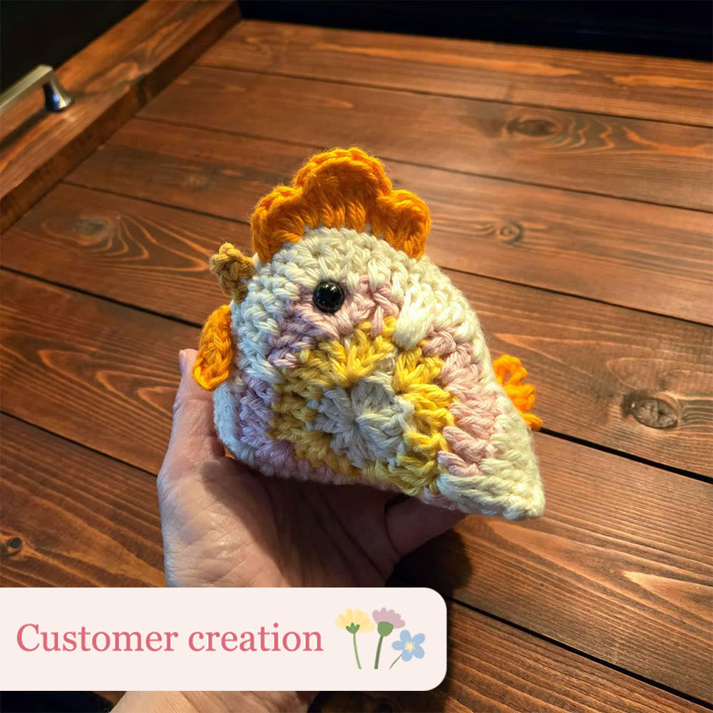 Diy Handmade Chick Crochet Kit - Adorable Animal Craft  | Room Ornament Needlework  - image 7