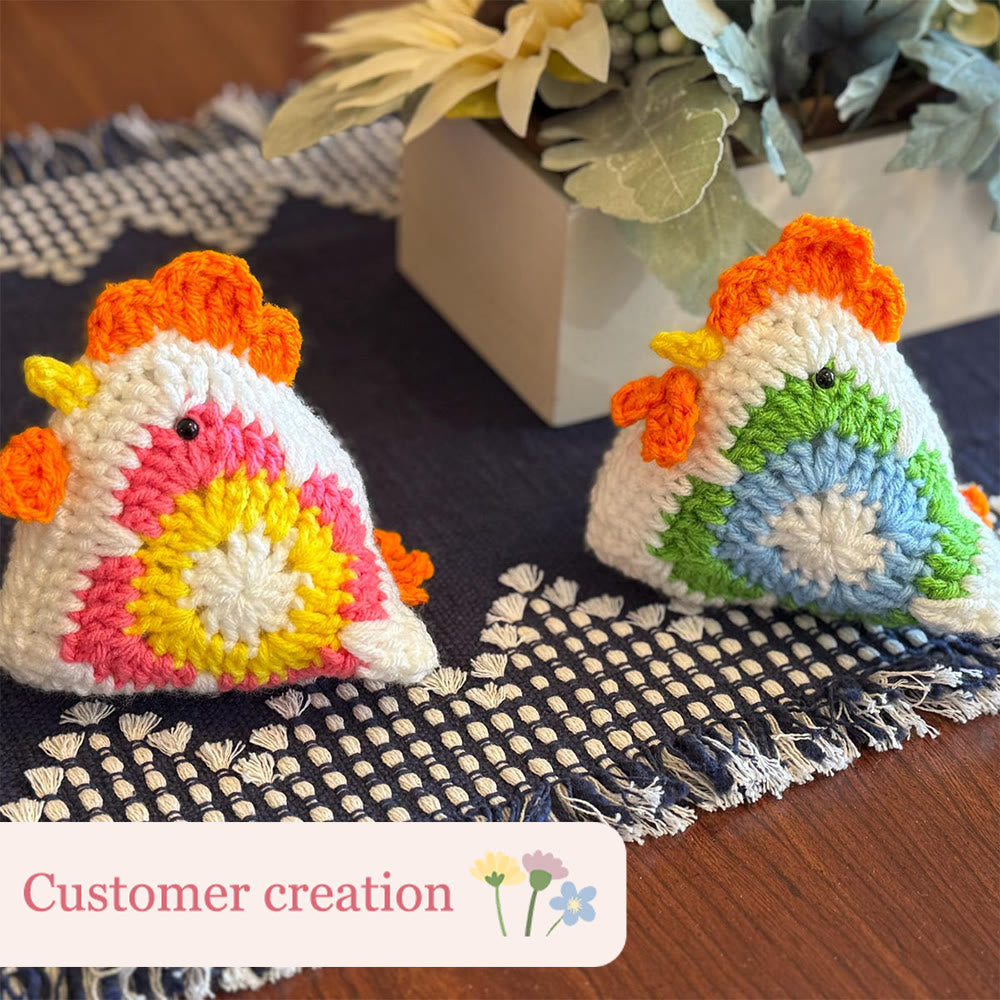 Diy Handmade Chick Crochet Kit - Adorable Animal Craft  | Room Ornament Needlework  - image 8