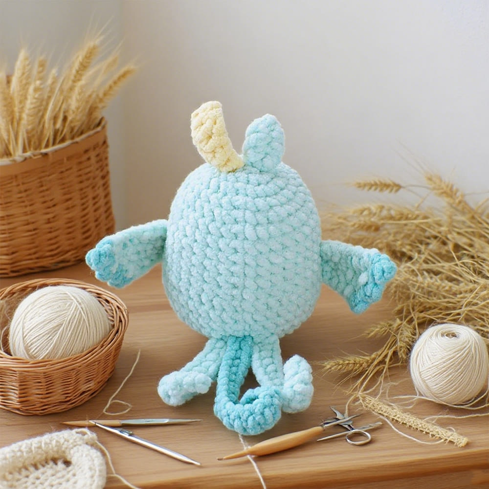 Diy Handmade Crochet Birds Kit - Cute Animal Toy | Perfect Desk Decor - C - image 6