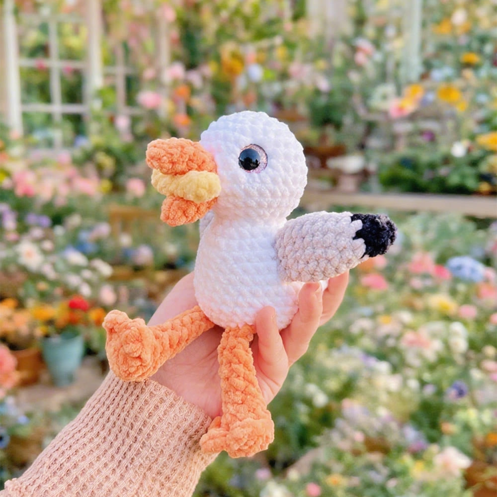 Diy Handmade Crochet Seagull Kit - Cute Crochet Doll | Gifts For Home Decoration - image 2