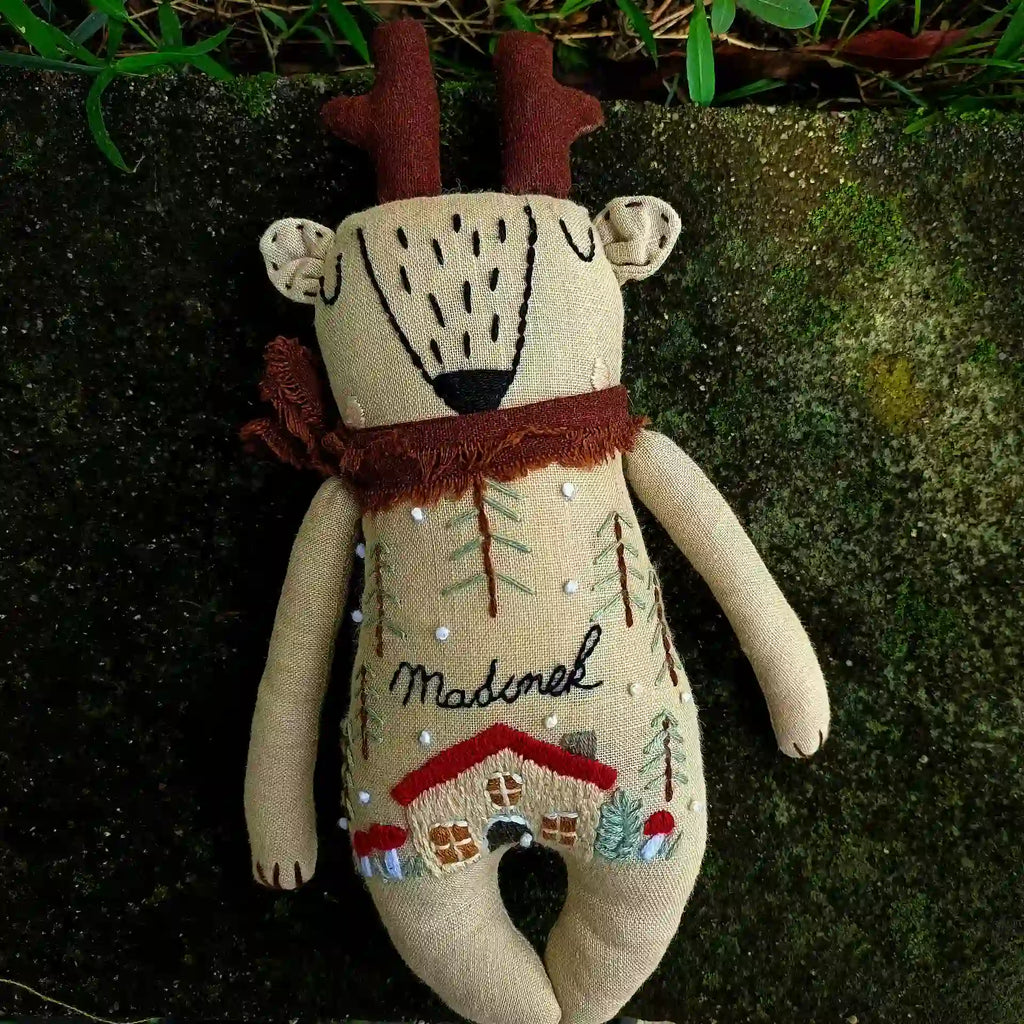 Embroidery Animal Series Kits  -  Diy Animal Toys | Fashionable Gifts For Childs - Deer - image 2