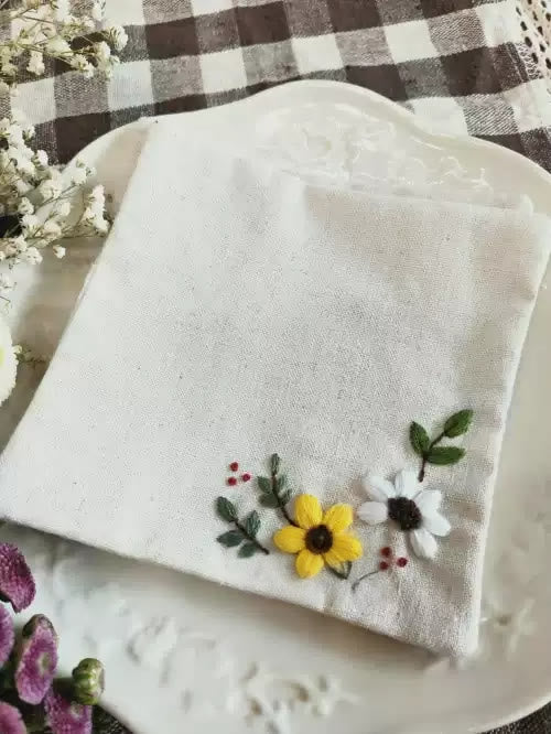 Embroidery Coasters Kit | Creative Handmake Craft | Unique Housewarming Gift  - image 1