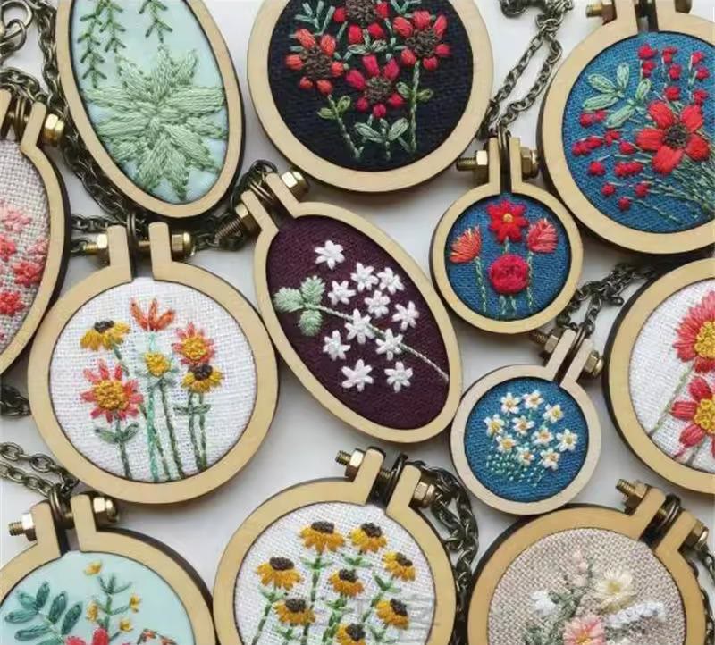 Embroidery Mini Wooden Hoops | Cross Stitch Frame | Diy Sewing Accessories - image 0