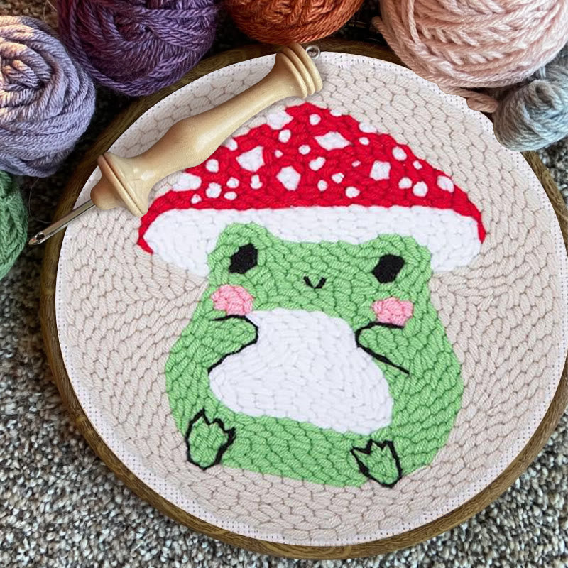 Punch Needle  Kit - Creative Animal Craft | Needlework For Beginner - image 1