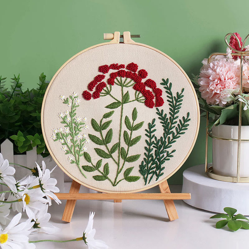 Rubbyoo Embroidery Kit - Charming Bouquet Series |  Flowers Handmade Decor - A - image 0