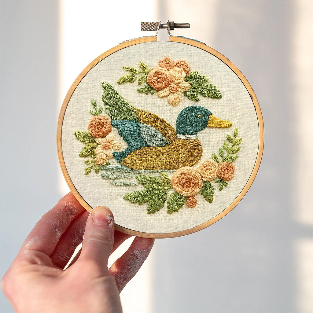 Rubbyoo Embroidery Kit - Floral Duck | Sewing Animal Craft - image 8