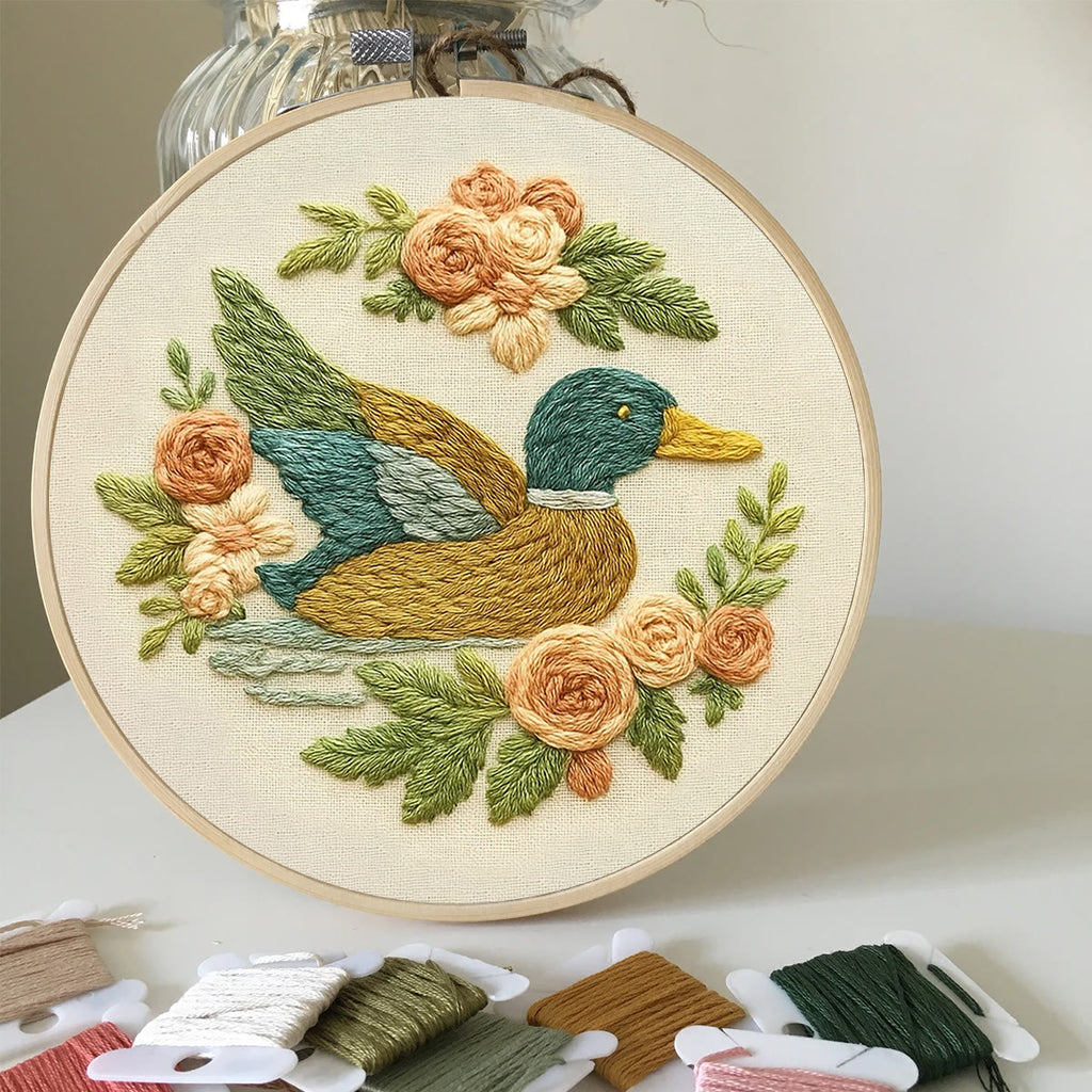 Rubbyoo Embroidery Kit - Floral Duck | Sewing Animal Craft - image 6