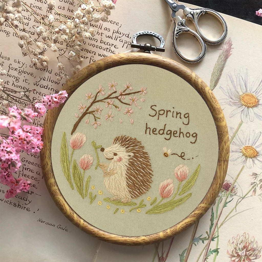 Rubbyoo Embroidery Kit - Spring Hedgehog | Diy Forest Animal Artwork  - image 4
