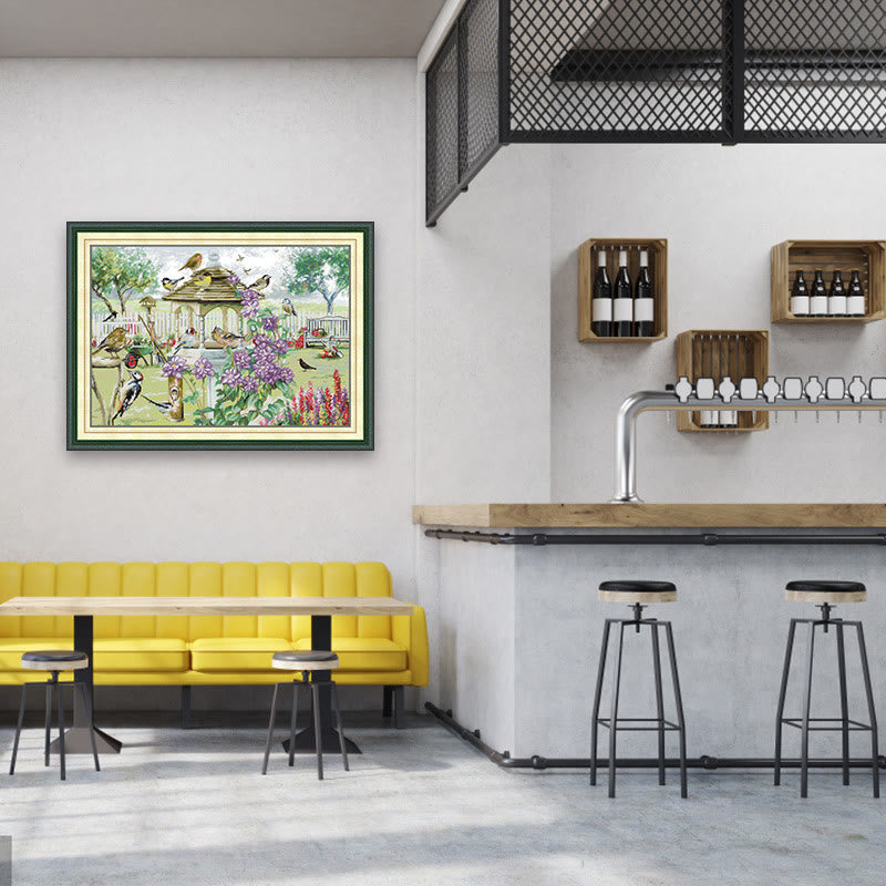 Cross Stitch Kit - Birds Party | Diy Needle Set For Crafters - image 3