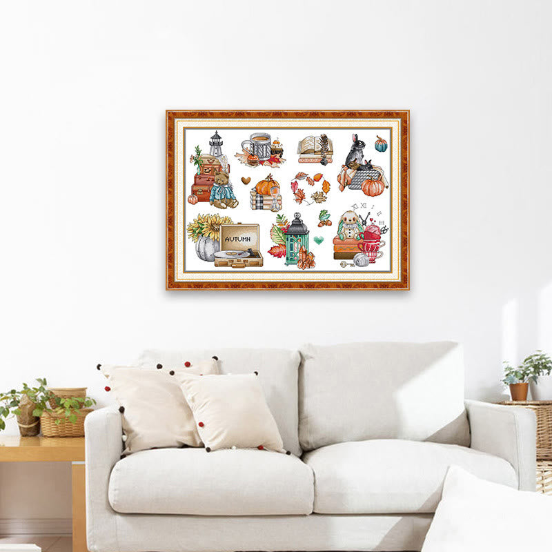 Cross Stitch Kit - Breath Of Autumn |  Easy Needle Work - image 3