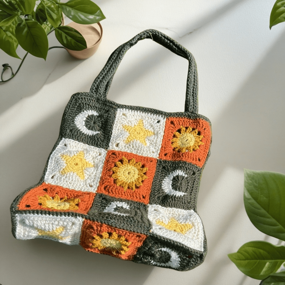 Diy Handmade Crochet Bag Kit - Unique Shopping Bag | Perfect For Beginners - image 2