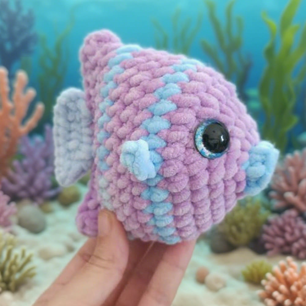 Diy Handmade Pufferfish Crochet Kit - Beautiful Crochet Handicraft | Needle Set For Beginner - image 8