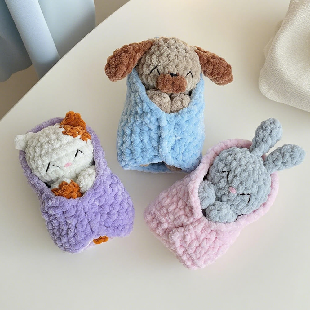 Diy Handmade Mini Animal Crochet  Kit - Handmade Adorable Doll | Perfect Birthday Craft - image 3