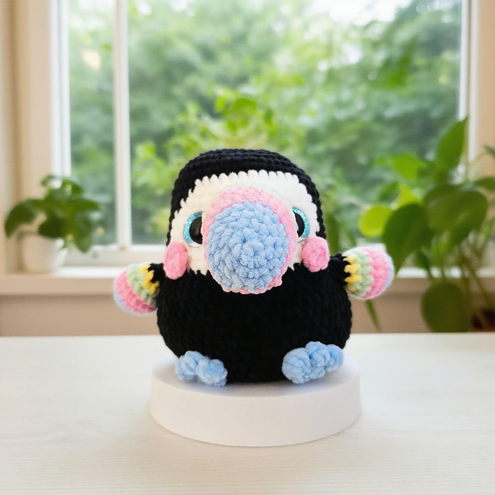 Diy Handmade Toucan Crochet  Kit - Needle Bird Handicraft |  Nice Animal Collection - image 3