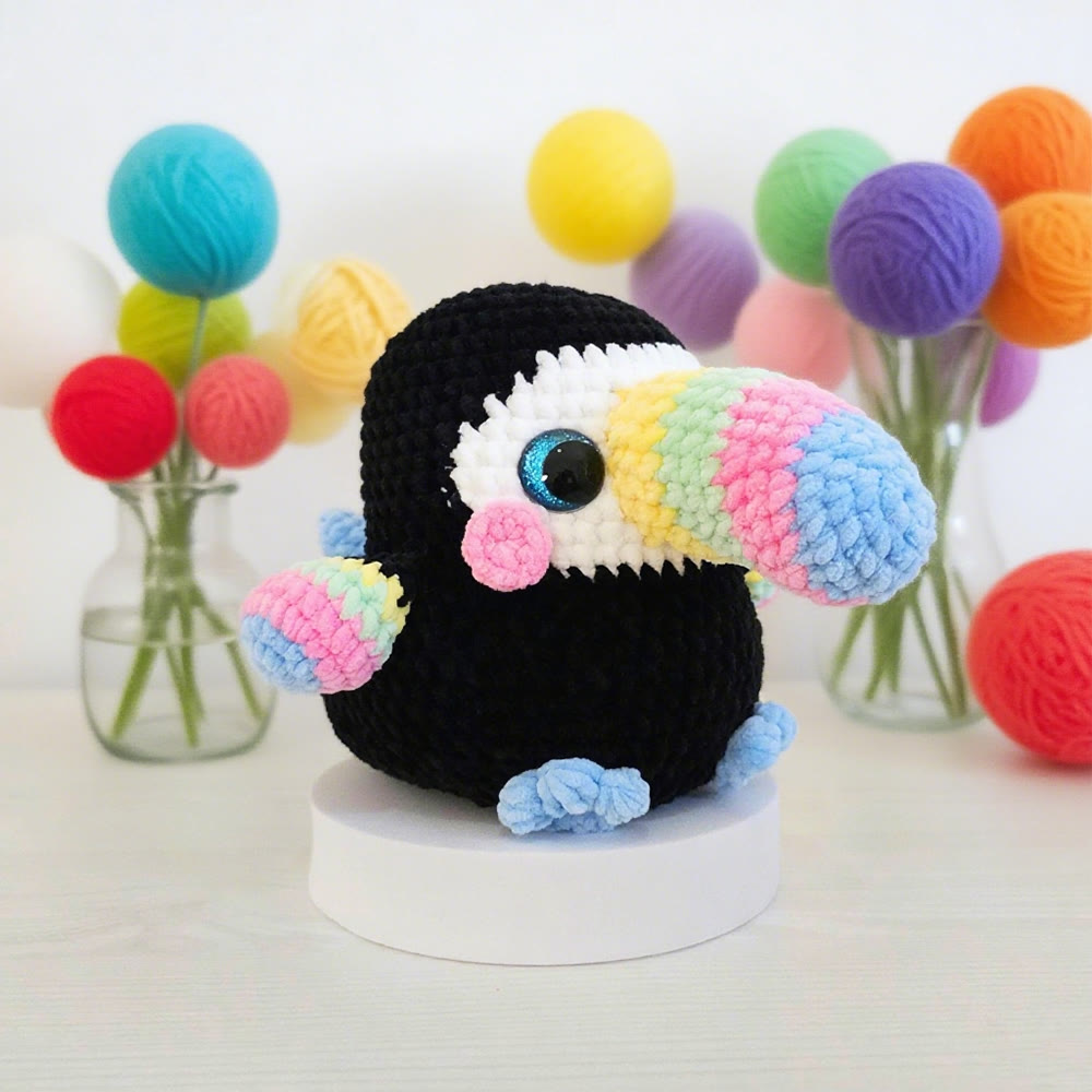 Diy Handmade Toucan Crochet  Kit - Needle Bird Handicraft |  Nice Animal Collection - image 2