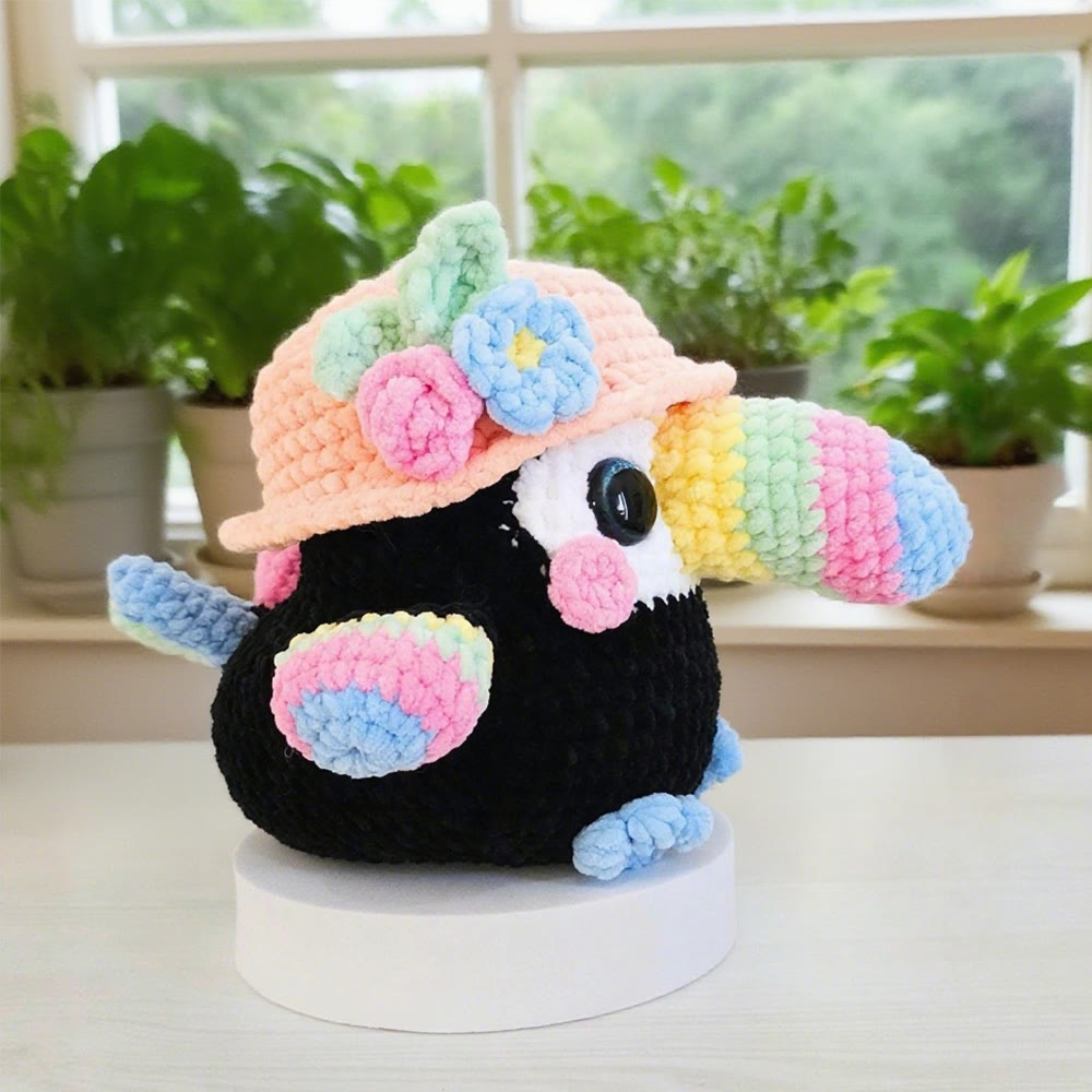 Diy Handmade Toucan Crochet  Kit - Needle Bird Handicraft |  Nice Animal Collection - image 4