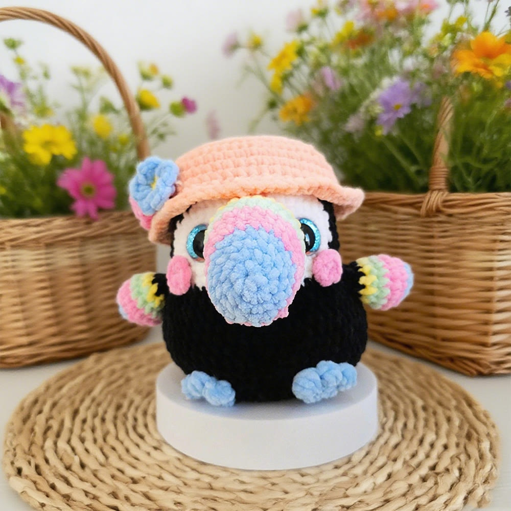 Diy Handmade Toucan Crochet  Kit - Needle Bird Handicraft |  Nice Animal Collection - image 5