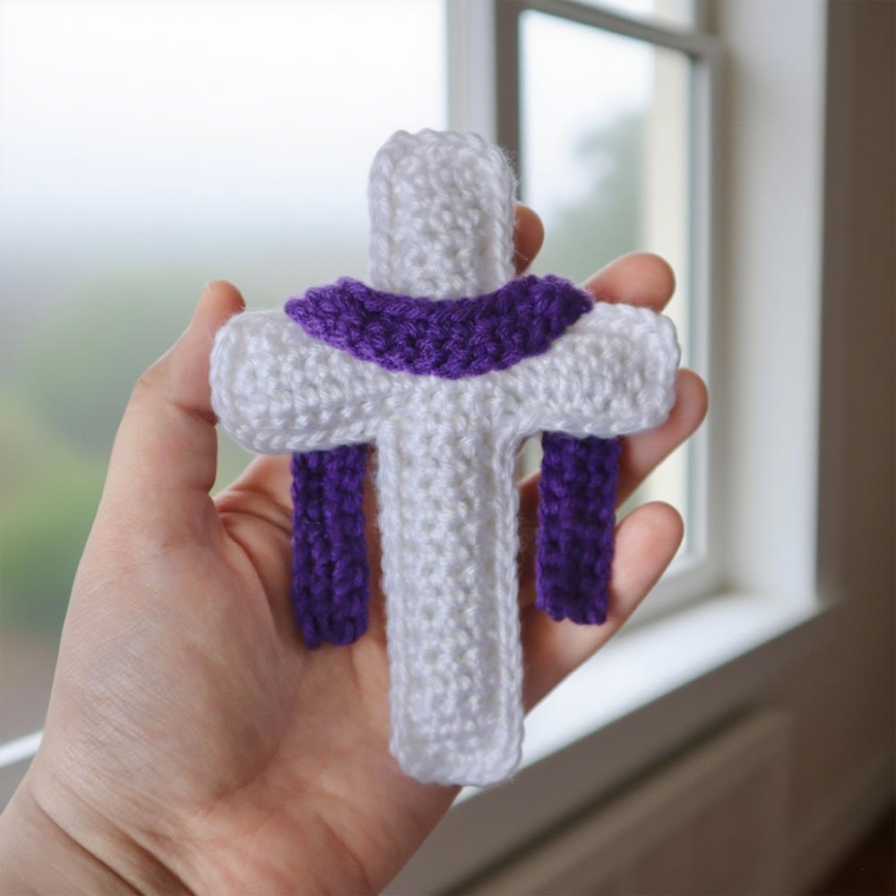 Diy Handmade Cross Crochet  Kit - Easter Needle Work | Christian Handicraft - image 3
