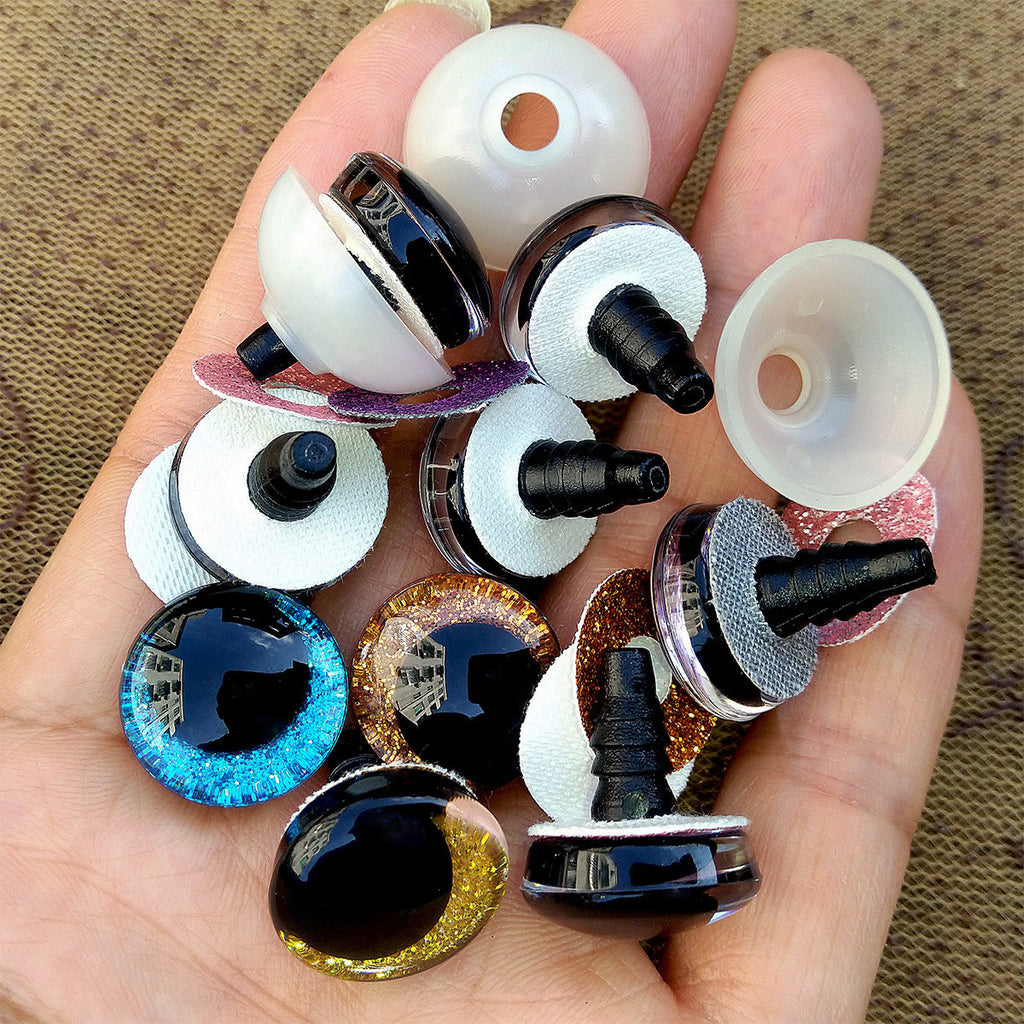 Round Assorted Size Crochet Eyes | Perfect For Crochet Lovers | Suitable For Diy Doll - image 2