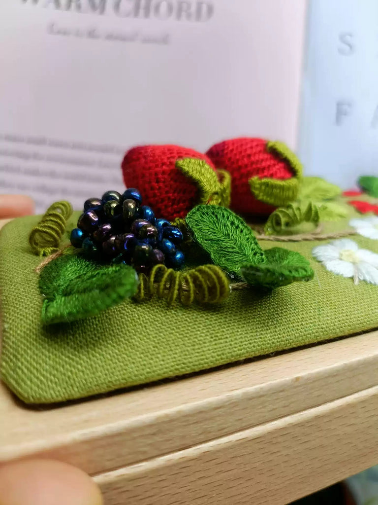 Embroidery Jewelry Box Kit | Great Handmade Gifts For Friends | Creative Needle Craft - image 1